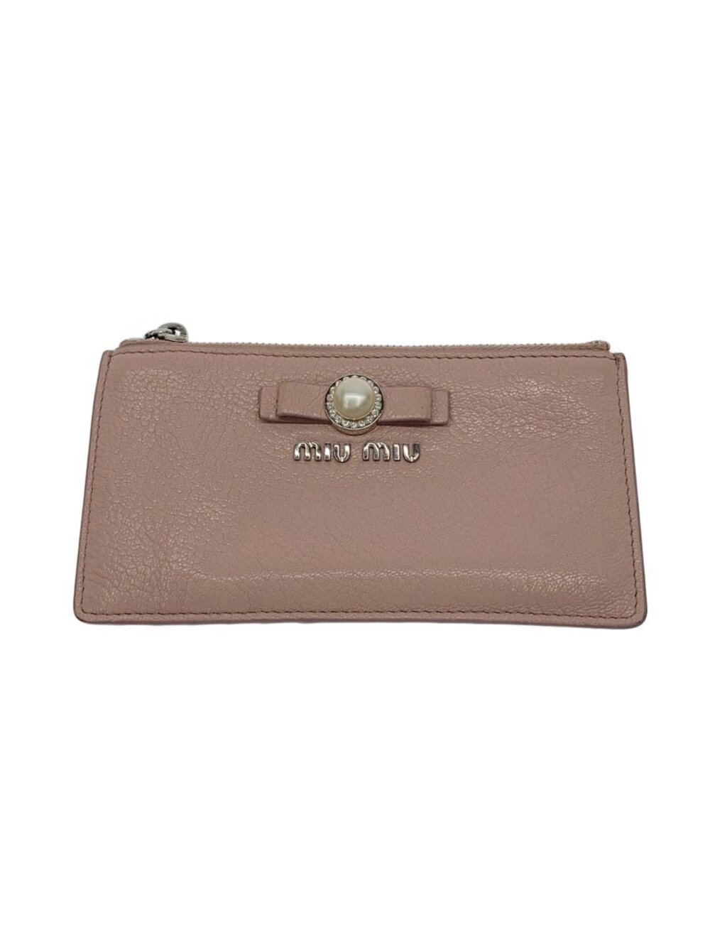 Miu Miu MADRAS PEARL Fragment Case Leather OPALE